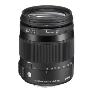SIGMA 18-200mm f/3.5-6.3 DC Macro OS HSM Lens for Nikon  D3100 D3200 D3300 D5000 D5100 D5500 D90 D7000 D7100 D7200 D300 D300s