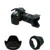Lens Hood D3200 D3100 D5200 D5300 for Nikon AF-S DX 18-55mm f/3.5-5.6G VR II 52 Lens
