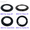 M42 Metal Lens Adapter Screw Mount Lens Ring to For Canon EOS for Nikon AI for Sony AF for Pentax PK Camera Lens Accessories