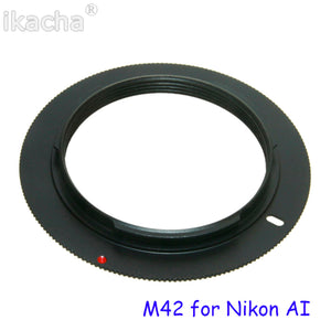 M42 Metal Lens Adapter Screw Mount Lens Ring to For Canon EOS for Nikon AI for Sony AF for Pentax PK Camera Lens Accessories