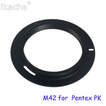 M42 Metal Lens Adapter Screw Mount Lens Ring to For Canon EOS for Nikon AI for Sony AF for Pentax PK Camera Lens Accessories