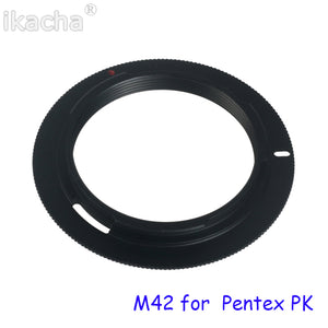 M42 Metal Lens Adapter Screw Mount Lens Ring to For Canon EOS for Nikon AI for Sony AF for Pentax PK Camera Lens Accessories