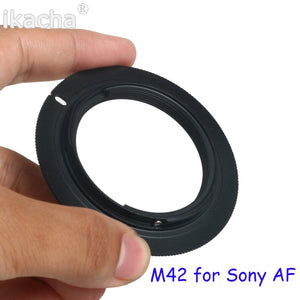 M42 Metal Lens Adapter Screw Mount Lens Ring to For Canon EOS for Nikon AI for Sony AF for Pentax PK Camera Lens Accessories