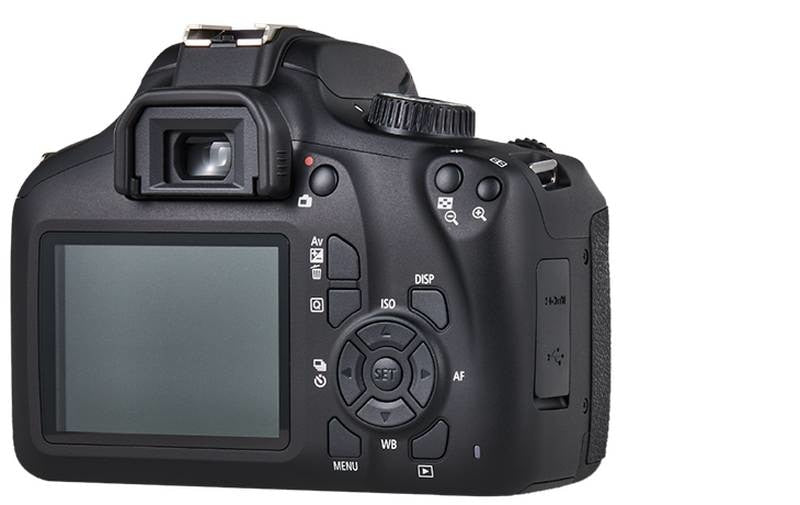 Canon EOS 4000D T100 DSLR Wi-Fi Camera with 18-55mm Lens